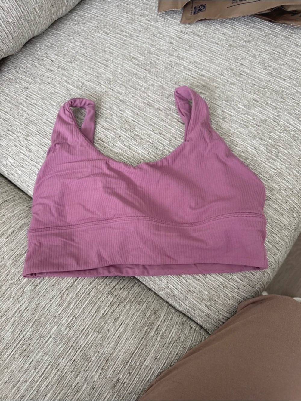 Lululemon Ribbed Scoop Sports Bra